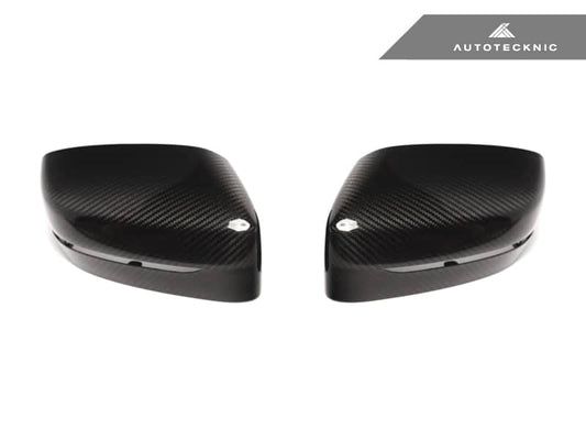 Kies-Motorsports AutoTecknic USA AutoTecknic Replacement Version II Dry Carbon Mirror Covers - G30 5-Series | G32 6-Series GT | G11 7-Series