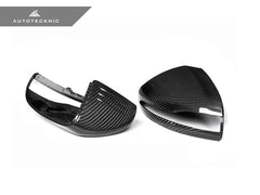 Kies-Motorsports AutoTecknic USA AutoTecknic Replacement Version II Dry Carbon Mirror Covers - Mercedes-Benz W205 C-Class