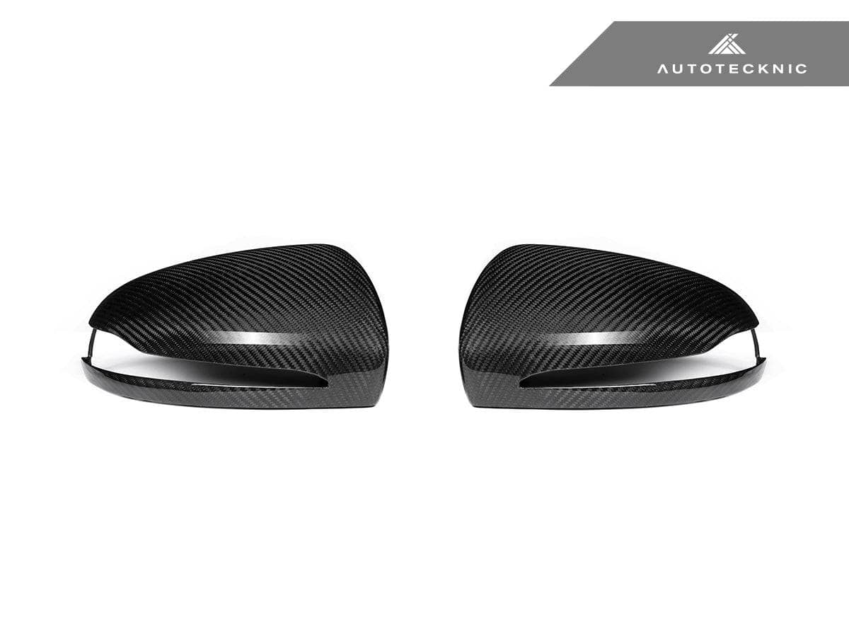 Kies-Motorsports AutoTecknic USA AutoTecknic Replacement Version II Dry Carbon Mirror Covers - Mercedes-Benz W205 C-Class