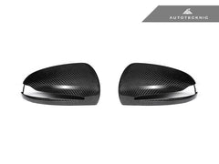 Kies-Motorsports AutoTecknic USA AutoTecknic Replacement Version II Dry Carbon Mirror Covers - Mercedes-Benz W205 C-Class
