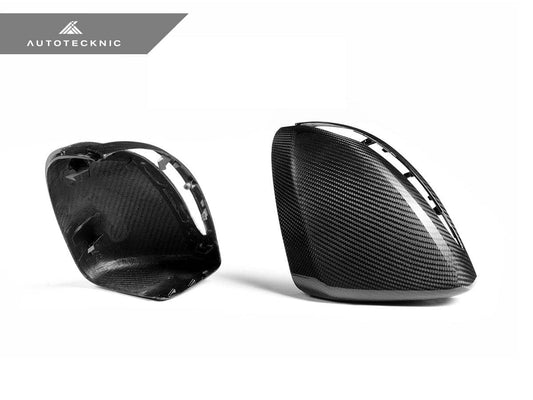 Kies-Motorsports AutoTecknic USA AutoTecknic Replacement Version II Dry Carbon Mirror Covers - Mercedes-Benz W205 C-Class
