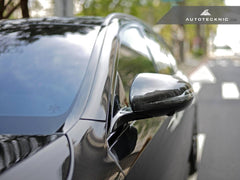 Kies-Motorsports AutoTecknic USA AutoTecknic Replacement Version II Dry Carbon Mirror Covers - Mercedes-Benz W257 CLS-Class