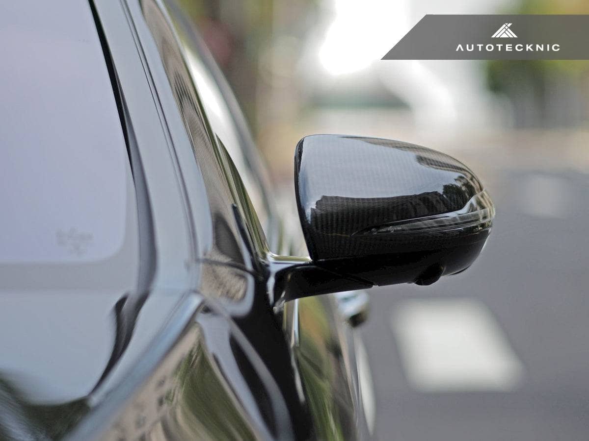Kies-Motorsports AutoTecknic USA AutoTecknic Replacement Version II Dry Carbon Mirror Covers - Mercedes-Benz W257 CLS-Class