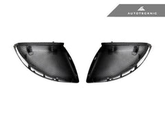 Kies-Motorsports AutoTecknic USA AutoTecknic Replacement Version II Dry Carbon Mirror Covers - Mercedes-Benz W257 CLS-Class