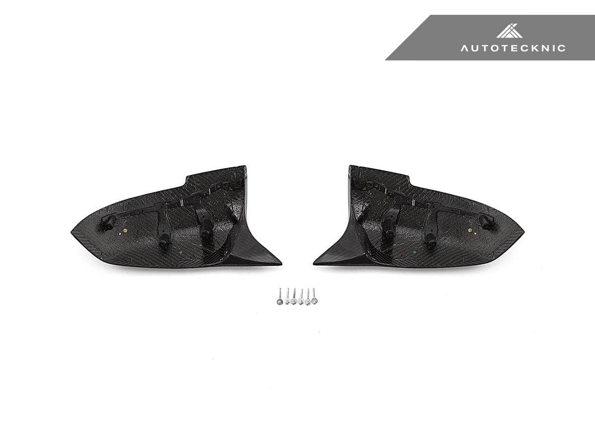 Kies-Motorsports AutoTecknic USA AutoTecknic Replacement Version II M-Inspired Dry Carbon Mirror Covers - F87 M2 | F22 2-Series | F30 3-Series | F32/ F36 4-Series