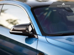 Kies-Motorsports AutoTecknic USA AutoTecknic Replacement Version II M-Inspired Dry Carbon Mirror Covers - F87 M2 | F22 2-Series | F30 3-Series | F32/ F36 4-Series