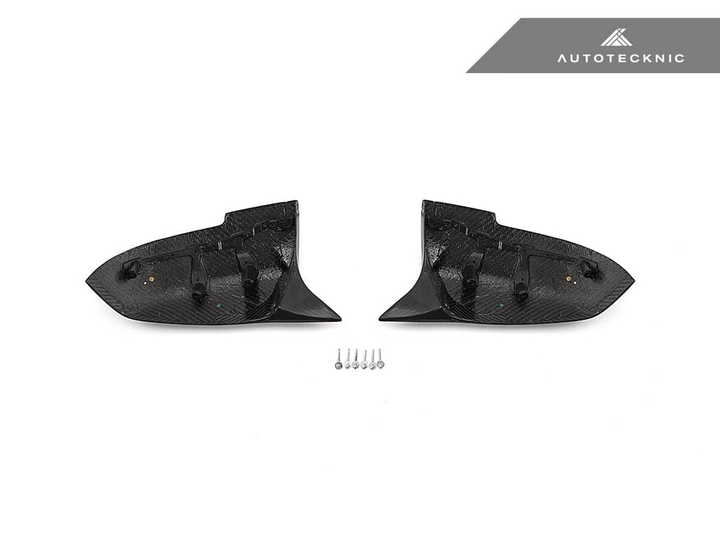 Kies-Motorsports AutoTecknic USA AutoTecknic Replacement Version II M-Inspired Dry Carbon Mirror Covers - F87 M2 | F22 2-Series | F30 3-Series | F32/ F36 4-Series