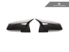 Kies-Motorsports AutoTecknic USA AutoTecknic Replacement Version II M-Inspired Dry Carbon Mirror Covers - F87 M2 | F22 2-Series | F30 3-Series | F32/ F36 4-Series