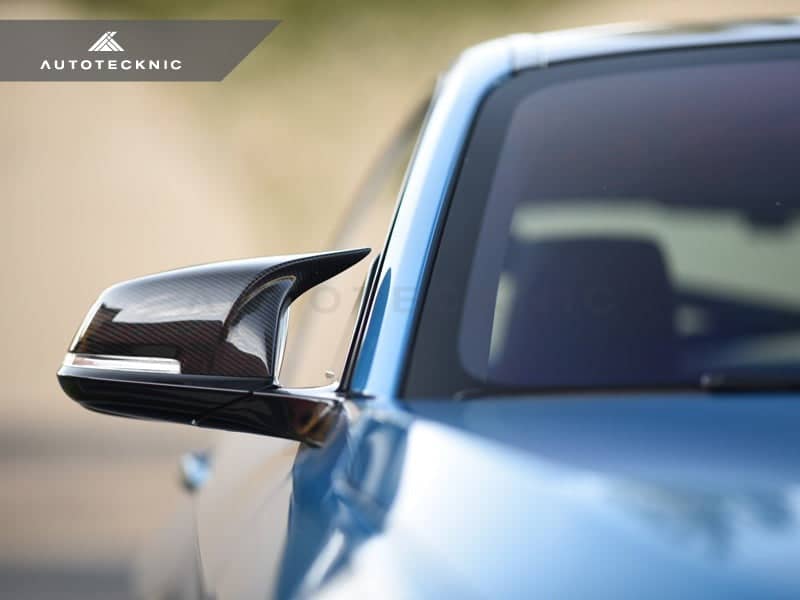 Kies-Motorsports AutoTecknic USA AutoTecknic Replacement Version II M-Inspired Dry Carbon Mirror Covers - F87 M2 | F22 2-Series | F30 3-Series | F32/ F36 4-Series