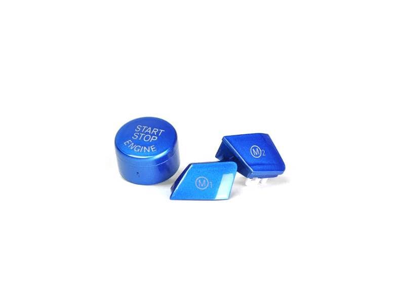 Kies-Motorsports AutoTecknic USA AutoTecknic Royal Blue M1/ M2 Button Set - F85 X5M | F86 X6M F85 X5M / Yes - Add Start/ Stop Button