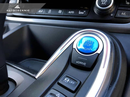 Kies-Motorsports AutoTecknic USA AutoTecknic Royal Blue Start Stop Button - BMW i8 BMW i8