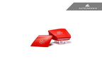 Kies-Motorsports AutoTecknic USA AutoTecknic Satin Red M1/ M2 Button Set - F10 M5 LCI F10 M5 LCI / No