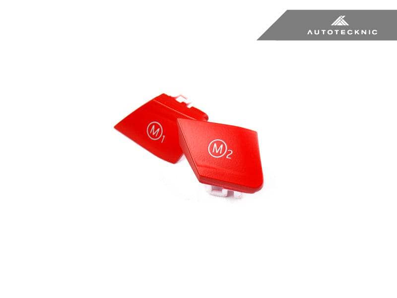 Kies-Motorsports AutoTecknic USA AutoTecknic Satin Red M1/ M2 Button Set - F80 M3 | F82/ F83 M4