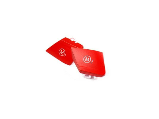 Kies-Motorsports AutoTecknic USA AutoTecknic Satin Red M1/ M2 Button Set - F85 X5M | F86 X6M