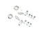 Kies-Motorsports AutoTecknic USA AutoTecknic Seat Adjustment Button Cap Set - Porsche