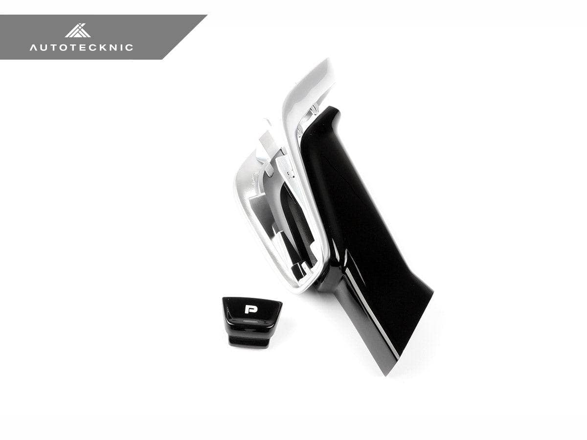 Kies-Motorsports AutoTecknic USA AutoTecknic Shifter Repair Kit - Porsche 9Y0 Cayenne 2019-2023 9Y0 Cayenne SUV 2018-2023 / Shifter + P Button + Satin Chrome Surrounds
