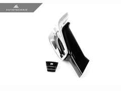 Kies-Motorsports AutoTecknic USA AutoTecknic Shifter Repair Kit - Porsche 9Y0 Cayenne 2019-2023 9Y0 Cayenne SUV 2018-2023 / Shifter + P Button + Satin Chrome Surrounds