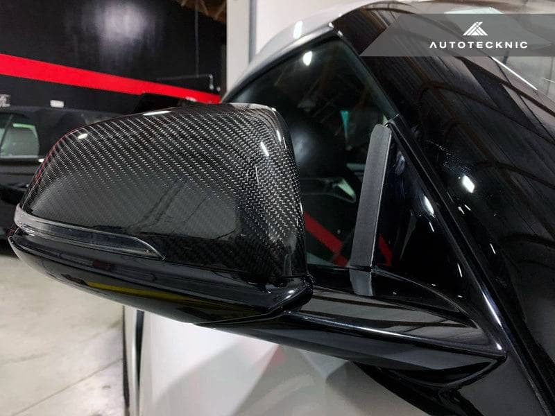 Kies-Motorsports AutoTecknic USA AutoTecknic Side Mirror Wind Deflector Set - A90 Supra 2020-Up A90 Supra 2020-Up / No Main image