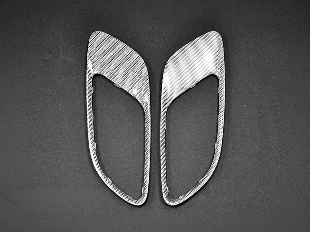 Kies-Motorsports AutoTecknic USA AutoTecknic Silver Fiber Hood Vents - BMW E90 M3 | E92 M3 | E93 M3