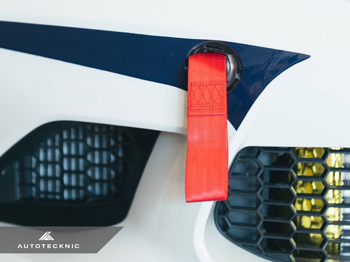 Kies-Motorsports AutoTecknic USA AutoTecknic Stainless Steel Tow Strap - BMW F87 M2 | F80 M3 | F82/ F83 M4