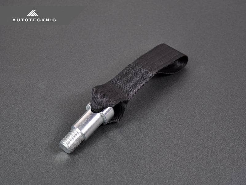 Kies-Motorsports AutoTecknic USA AutoTecknic Stainless Steel Tow Strap - BMW F87 M2 | F80 M3 | F82/ F83 M4 F87 M2 / Black
