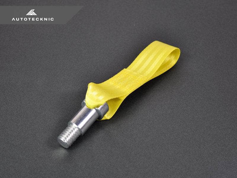 Kies-Motorsports AutoTecknic USA AutoTecknic Stainless Steel Tow Strap - BMW F87 M2 | F80 M3 | F82/ F83 M4 F87 M2 / Yellow