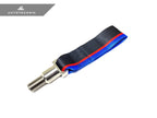 Kies-Motorsports AutoTecknic USA AutoTecknic Stainless Steel Tow Strap - F87 M2 | F80 M3 | F82/ F83 M4 F87 M2 / Black with Tri-Color