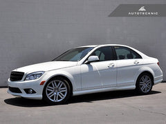 Kies-Motorsports AutoTecknic USA AutoTecknic Stealth Black Front Grille - Mercedes Benz W204 C-Class Sedan (2008-2013)