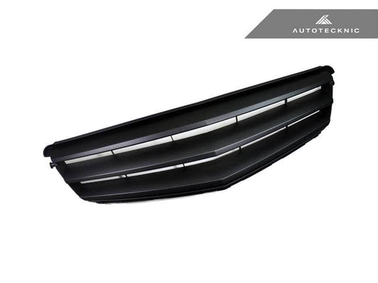 Kies-Motorsports AutoTecknic USA AutoTecknic Stealth Black Front Grille - Mercedes Benz W204 C-Class Sedan (2008-2013)