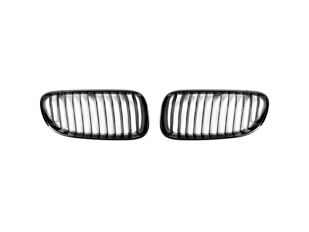 Kies-Motorsports AutoTecknic USA AutoTecknic Stealth Black Front Grille Set - BMW E92 Coupe | E93 Cabrio | 3-Series LCI