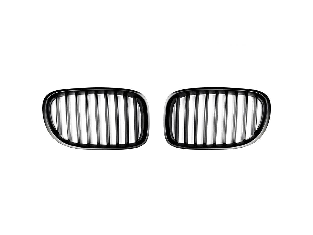 Kies-Motorsports AutoTecknic USA AutoTecknic Stealth Black Front Grille Set - BMW F01/ F02 7-Series LCI Main image