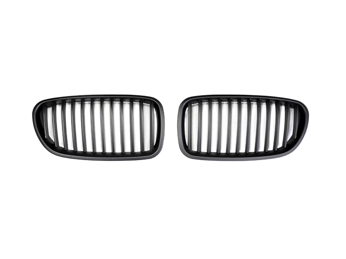 Kies-Motorsports AutoTecknic USA AutoTecknic Stealth Black Front Grille Set - BMW F10 Sedan | F11 Wagon | 5-Series Main image