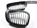 Kies-Motorsports AutoTecknic USA AutoTecknic Stealth Black Front Grille Set - E46 3-Series Coupe Pre-Facelift | M3