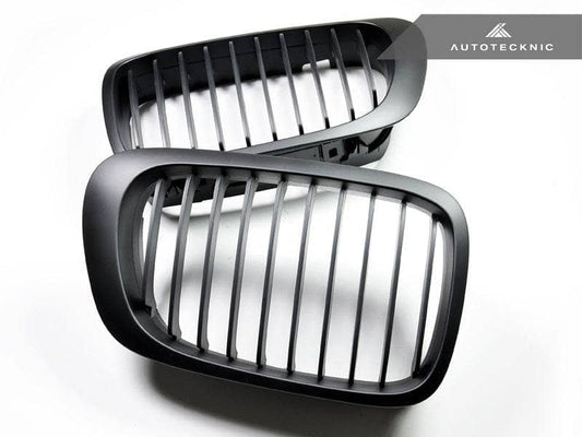 Kies-Motorsports AutoTecknic USA AutoTecknic Stealth Black Front Grille Set - E46 3-Series Coupe Pre-Facelift | M3