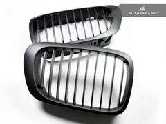 Kies-Motorsports AutoTecknic USA AutoTecknic Stealth Black Front Grille Set - E46 3-Series Coupe Pre-Facelift | M3