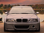 Kies-Motorsports AutoTecknic USA AutoTecknic Stealth Black Front Grille Set - E46 3-Series Coupe Pre-Facelift | M3