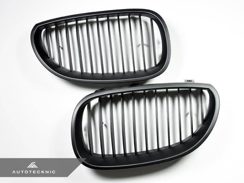 Kies-Motorsports AutoTecknic USA AutoTecknic Stealth Black Front Grille Set - E60 5-Series | M5