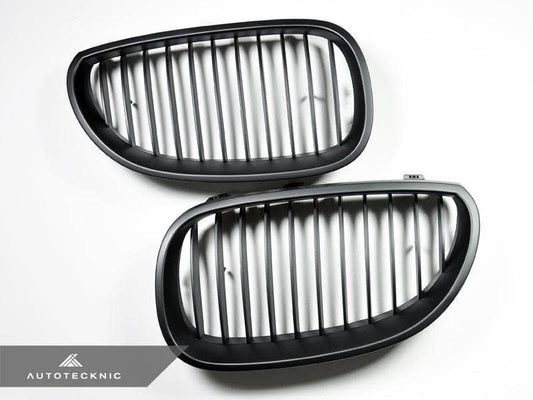 Kies-Motorsports AutoTecknic USA AutoTecknic Stealth Black Front Grille Set - E60 5-Series | M5