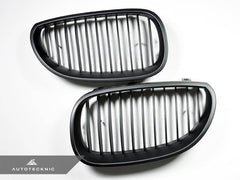 Kies-Motorsports AutoTecknic USA AutoTecknic Stealth Black Front Grille Set - E60 5-Series | M5