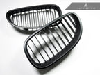 Kies-Motorsports AutoTecknic USA AutoTecknic Stealth Black Front Grille Set - E60 5-Series | M5