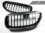 Kies-Motorsports AutoTecknic USA AutoTecknic Stealth Black Front Grille Set - E63/ E64 6-Series & M6
