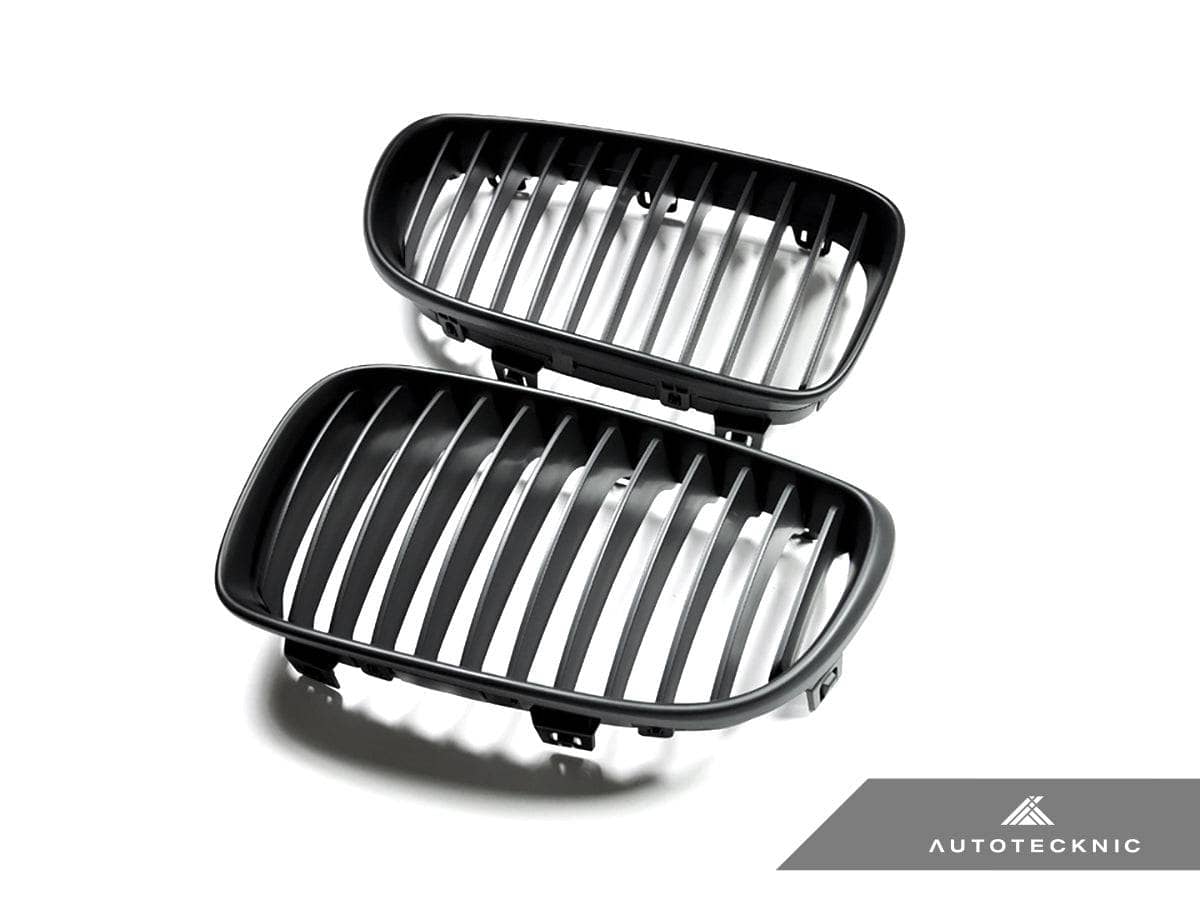 AutoTecknic Stealth Black Front Grille Set - E82 1-Series & 1M Secondary image