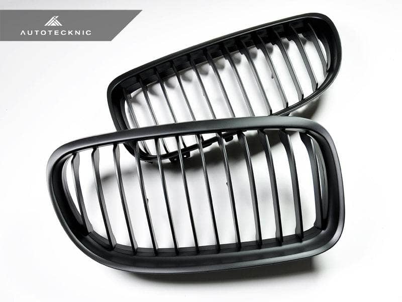 Kies-Motorsports AutoTecknic USA AutoTecknic Stealth Black Front Grille Set - E90 3-Series LCI Main image