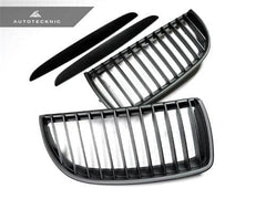 Kies-Motorsports AutoTecknic USA AutoTecknic Stealth Black Front Grille Set - E90 Sedan / E91 Wagon | 3 Series