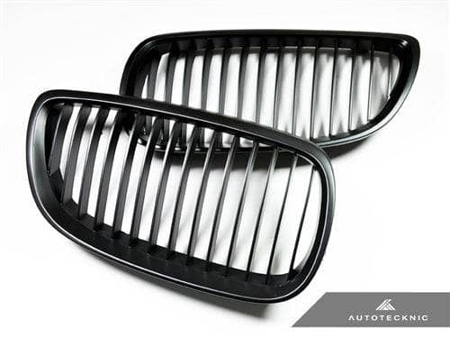 Kies-Motorsports AutoTecknic USA AutoTecknic Stealth Black Front Grille Set - E92/ E93 3-Series Pre-LCI (including E9X M3)
