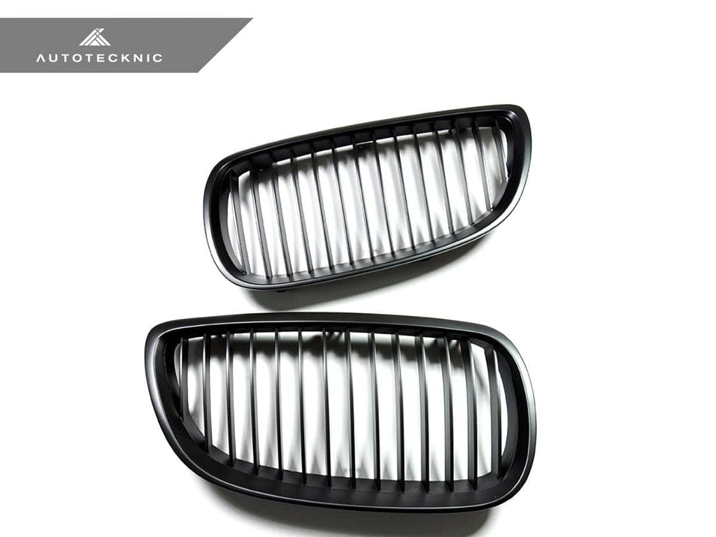 Kies-Motorsports AutoTecknic USA AutoTecknic Stealth Black Front Grille Set - E92/ E93 3-Series Pre-LCI (including E9X M3)