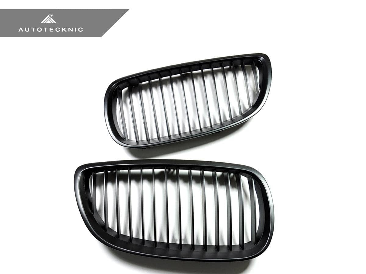 Kies-Motorsports AutoTecknic USA AutoTecknic Stealth Black Front Grille Set - E92/ E93 3-Series Pre-LCI (including E9X M3)