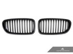 Kies-Motorsports AutoTecknic USA AutoTecknic Stealth Black Front Grille Set - F10 Sedan/ F11 Wagon | 5-Series