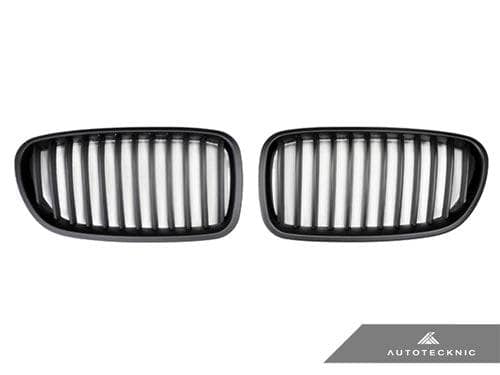 Kies-Motorsports AutoTecknic USA AutoTecknic Stealth Black Front Grille Set - F10 Sedan/ F11 Wagon | 5-Series