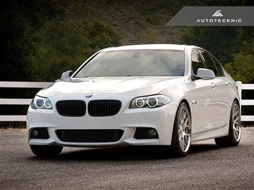 Kies-Motorsports AutoTecknic USA AutoTecknic Stealth Black Front Grille Set - F10 Sedan/ F11 Wagon | 5-Series Main image